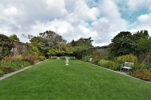 The Sundial Garden at the Lost Gardens of Heligan