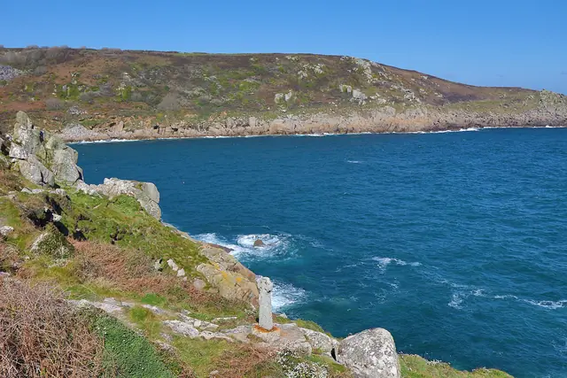 Coast path above Lamorna Cove